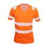 T-shirt d'avertissement, néon orange, S